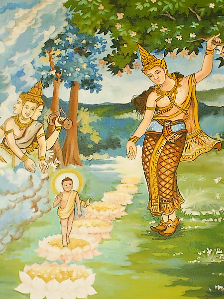 Naissance de Sidhartha Gautama  Lumibini