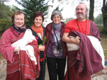 Lama Wangmo, Annette et Martine, r&eacute;sidentes &agrave; l'Oasis